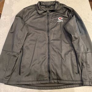 Men's Black Chiefs Jacket Size XL